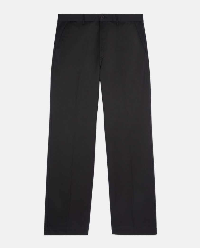 The Kooples HOMBRE BLACK pantal&oacute;n negro algod&oacute;n