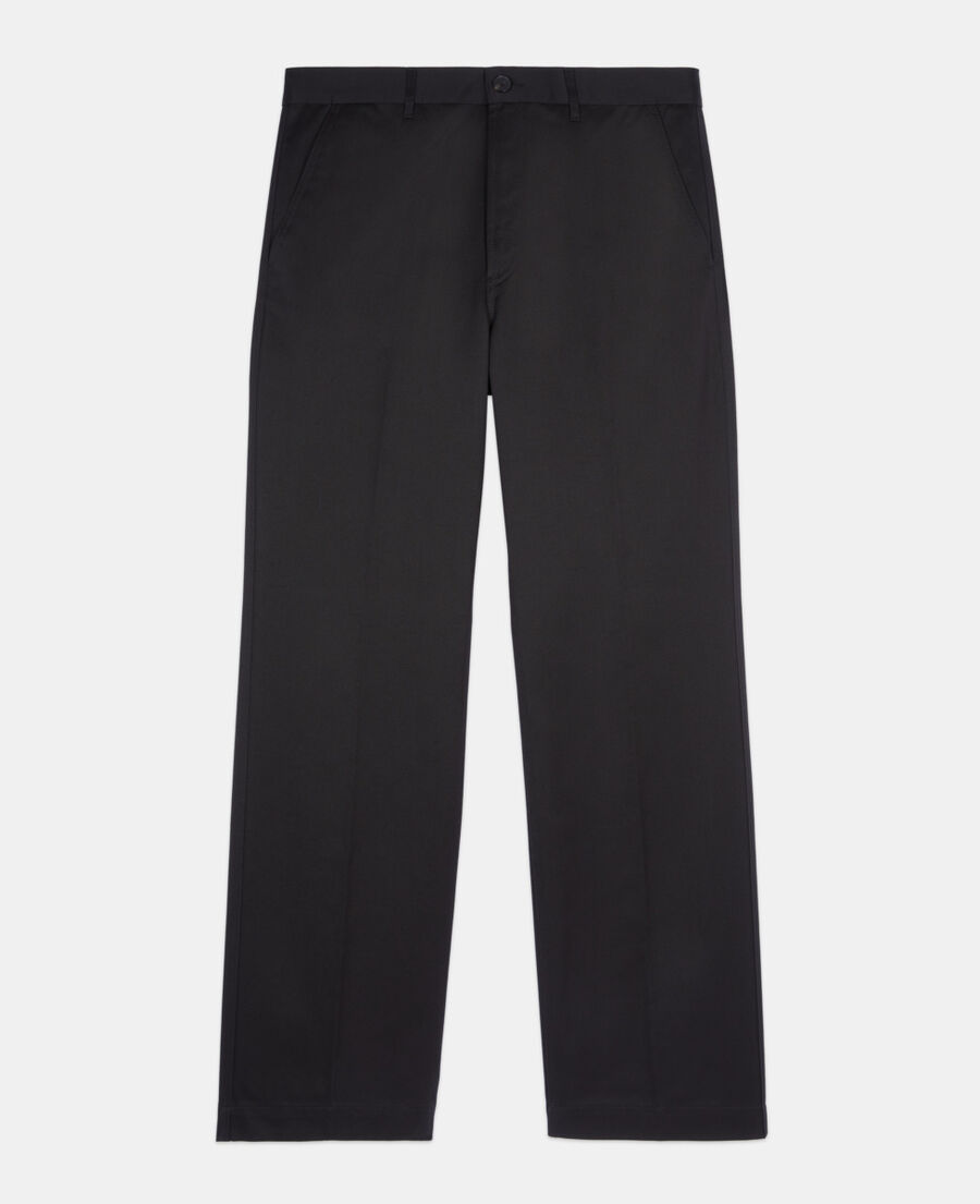 The Kooples MEN BLACK black cotton trousers