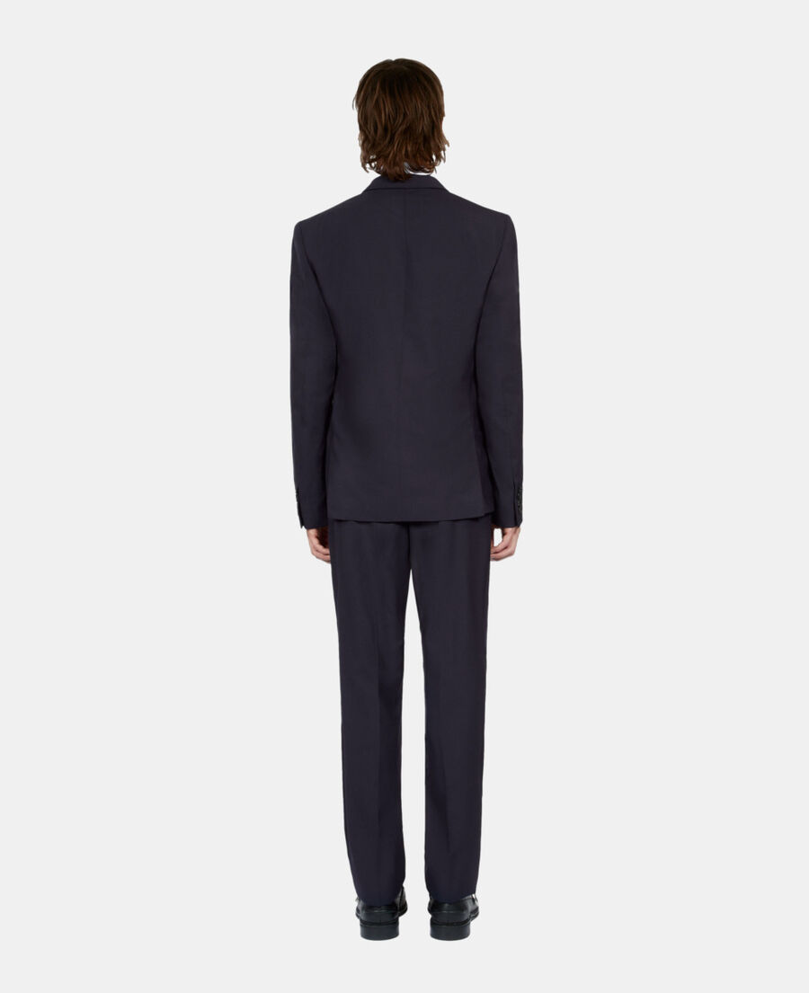 The Kooples H DARK NAVY navy blue wool suit jacket