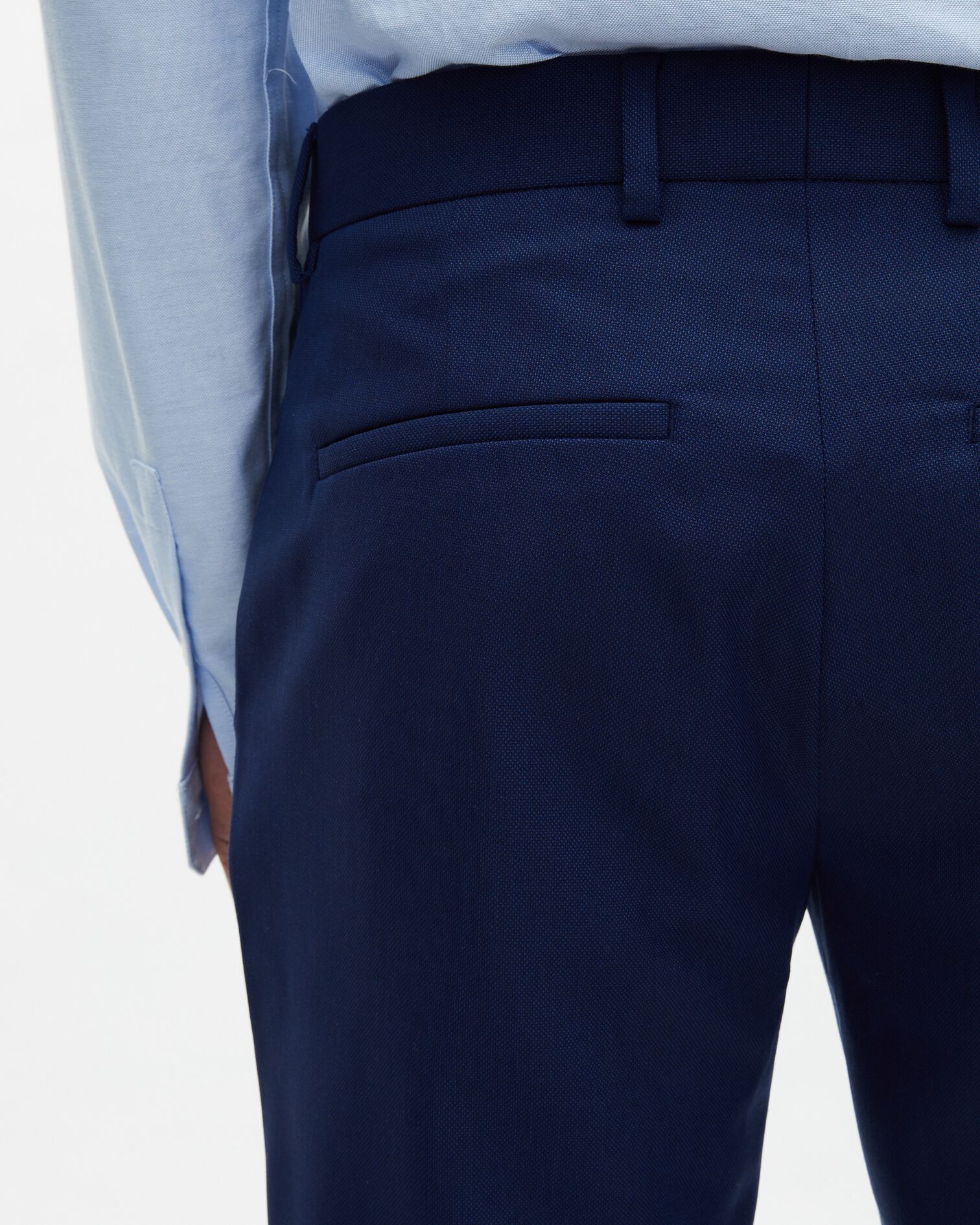 Pantalones de traje azules, NAVY, hi-res image number null