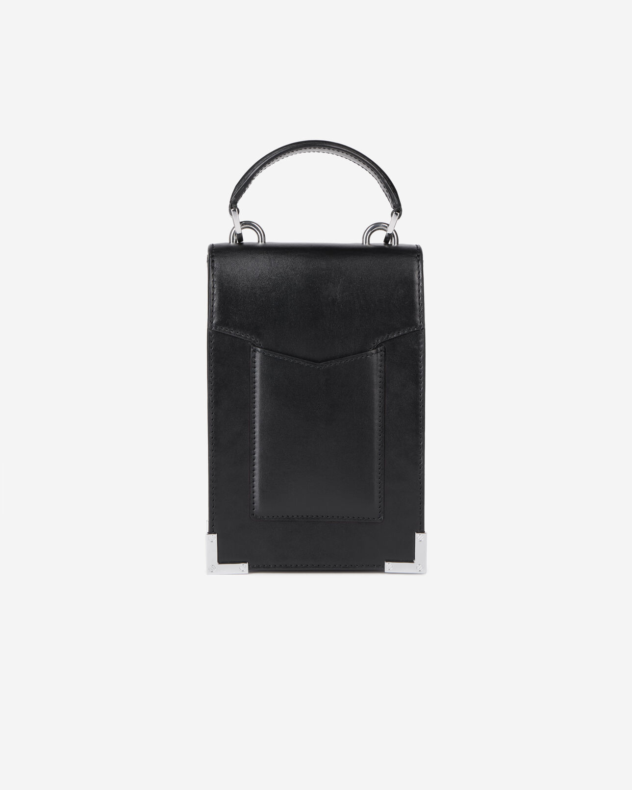 The Kooples FEMME BLACK sac emily reporter en cuir noir
