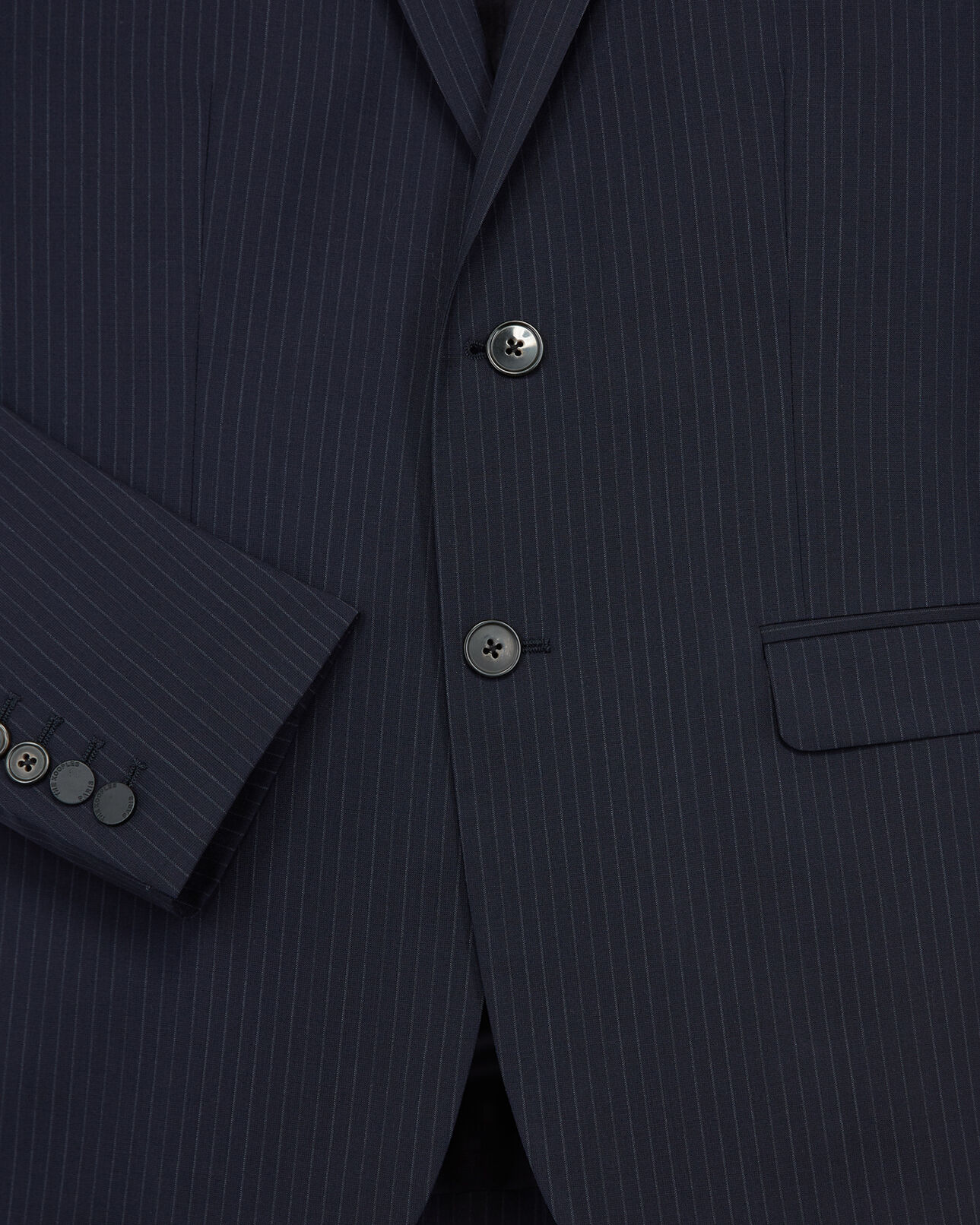 The Kooples MEN NAVY blue wool formal jacket with stripes