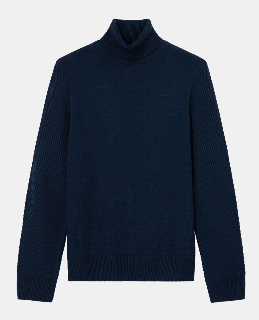 The Kooples H BLUE blue wool sweater