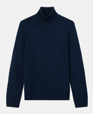 The Kooples H BLUE blue wool sweater