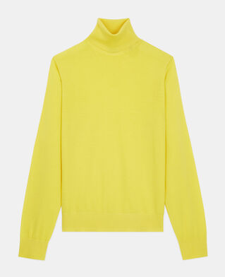 The Kooples H YELLOW yellow merino wool sweater