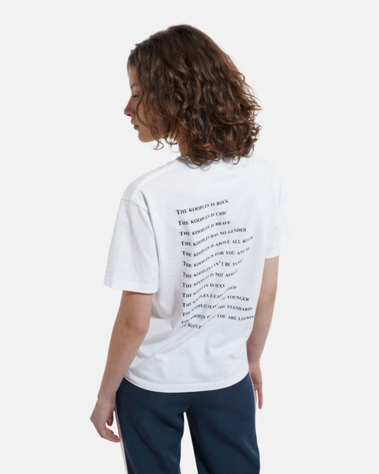 The Kooples FEMME WHITE t-shirt what is