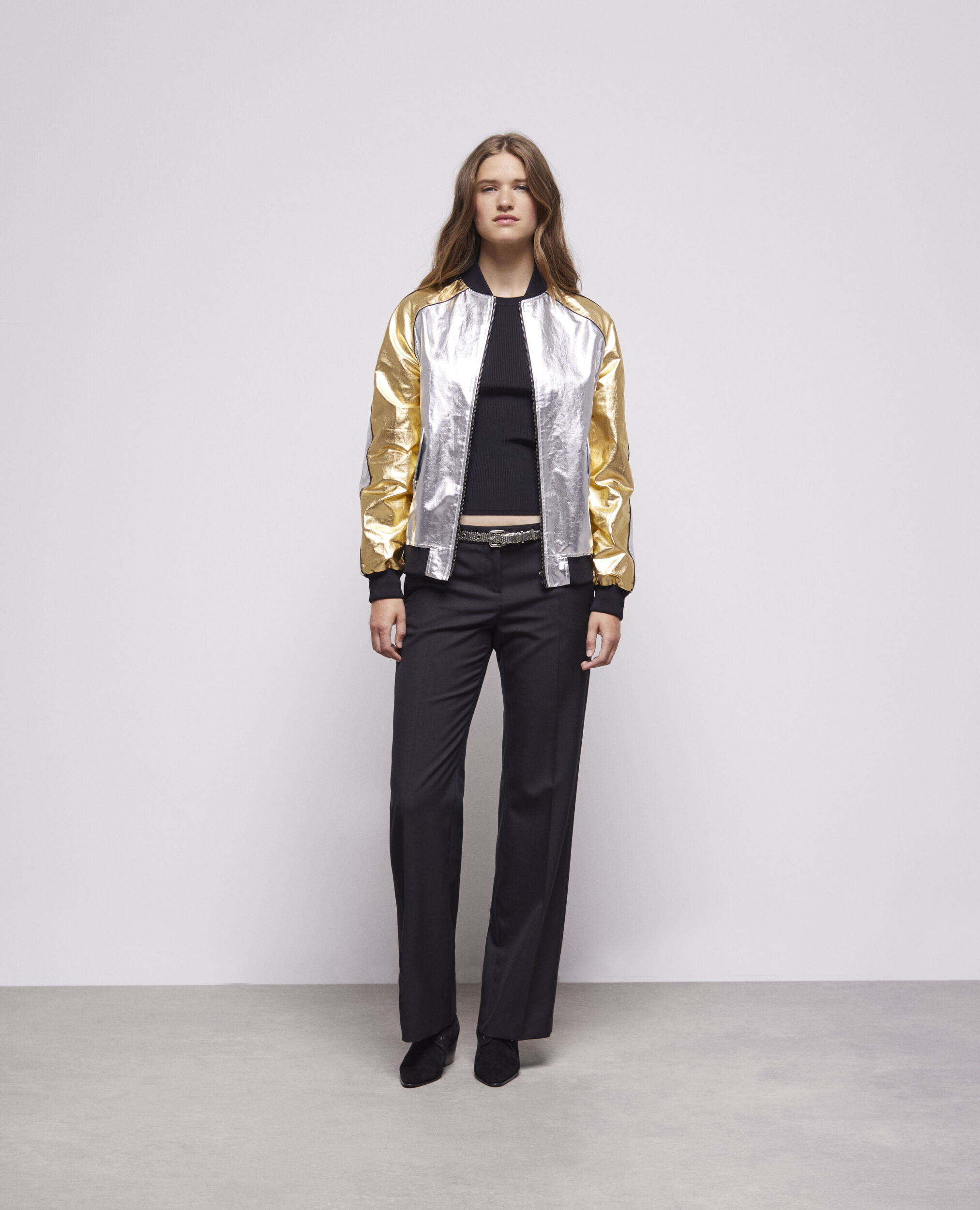 Blouson bicolore, SILVER / GOLD, hi-res image number null