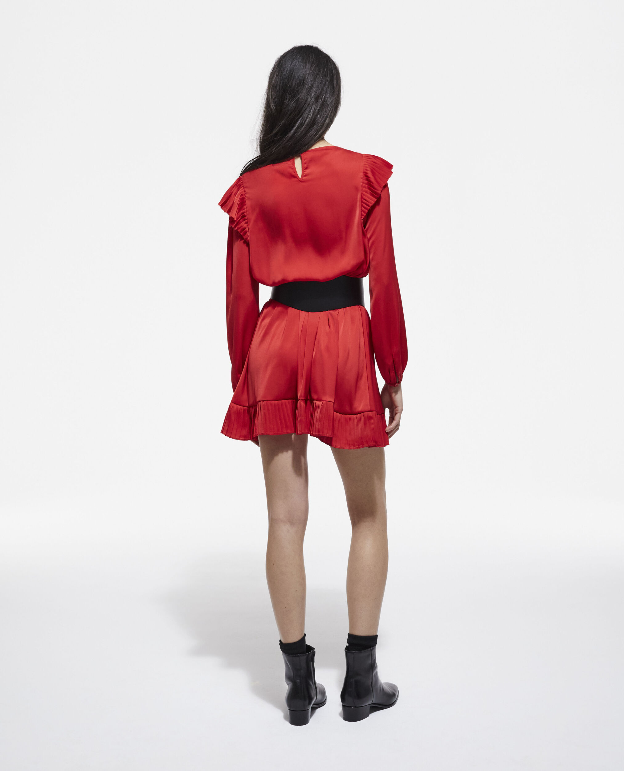 Short red dress, TANGO RED, hi-res image number null