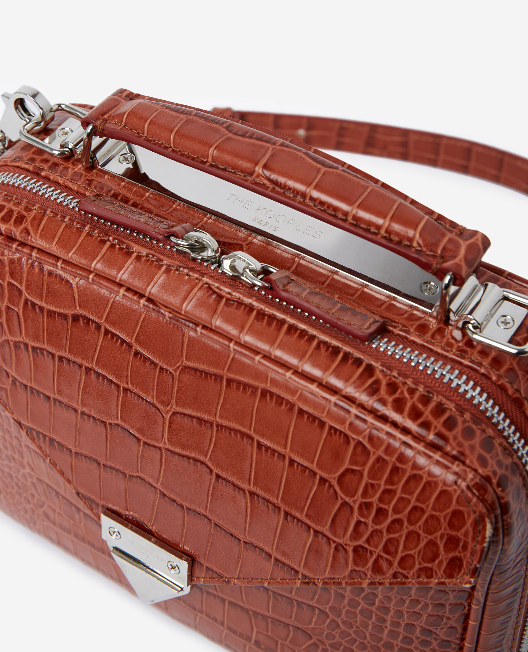The kooples sac online rouge croco