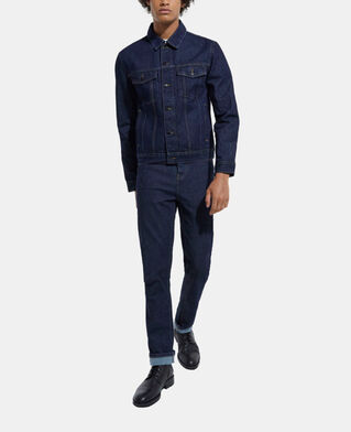 The Kooples HOMME BLUE BRUT blouson en jean bleu