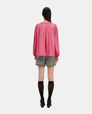 The Kooples F PINK pink top with shirring