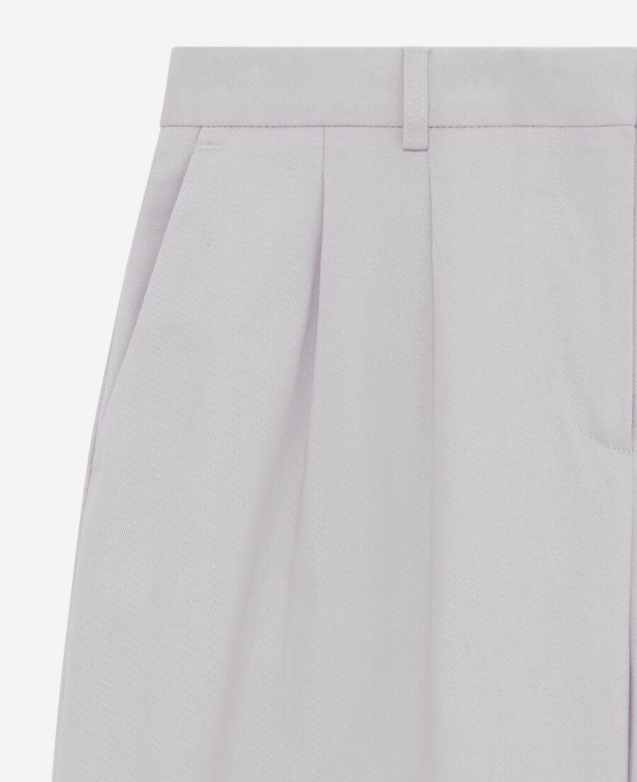 The Kooples F LIGHT PURPLE lilac straight-leg tailored pants