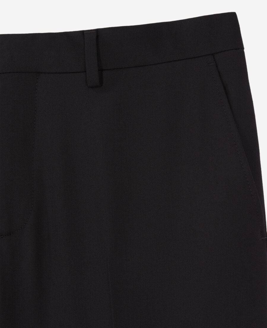 The Kooples H BLACK black wool suit trousers