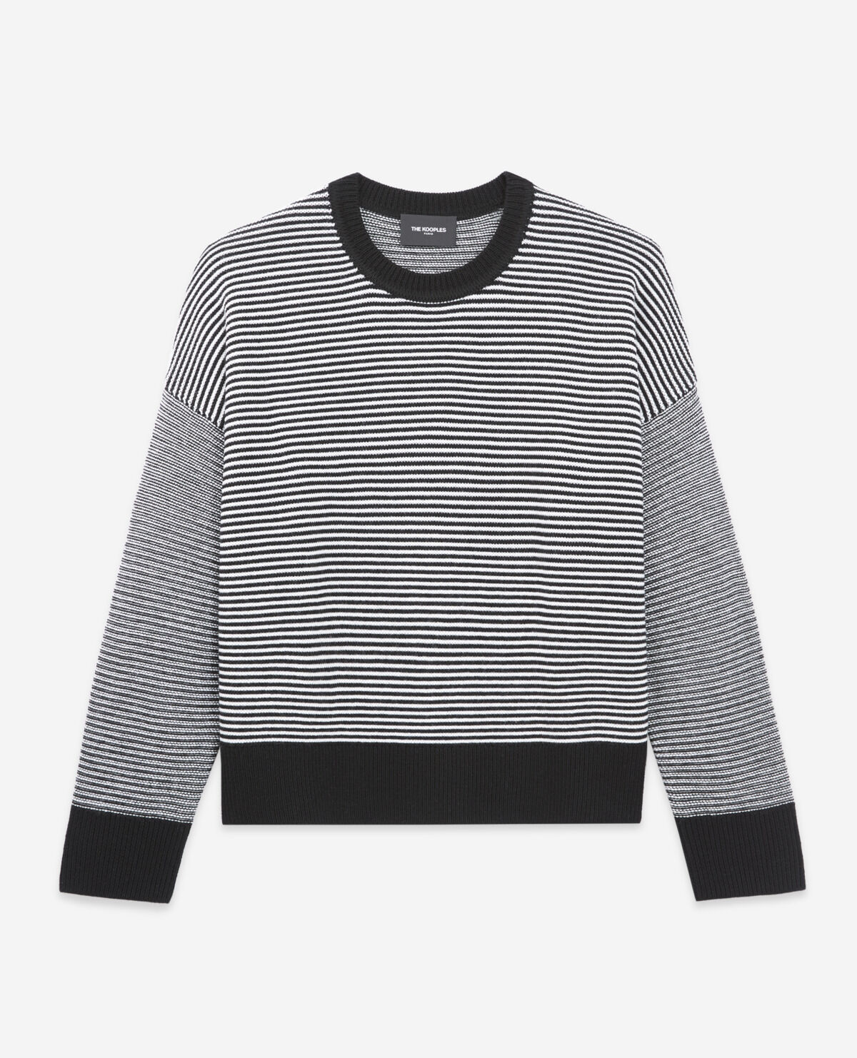 Belati black and white best sale sweater
