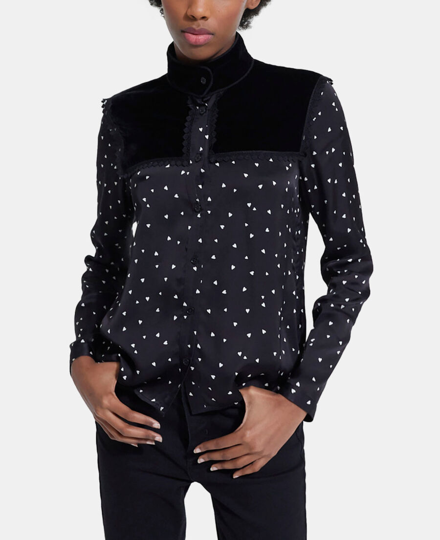 The Kooples F BLACK printed shirt