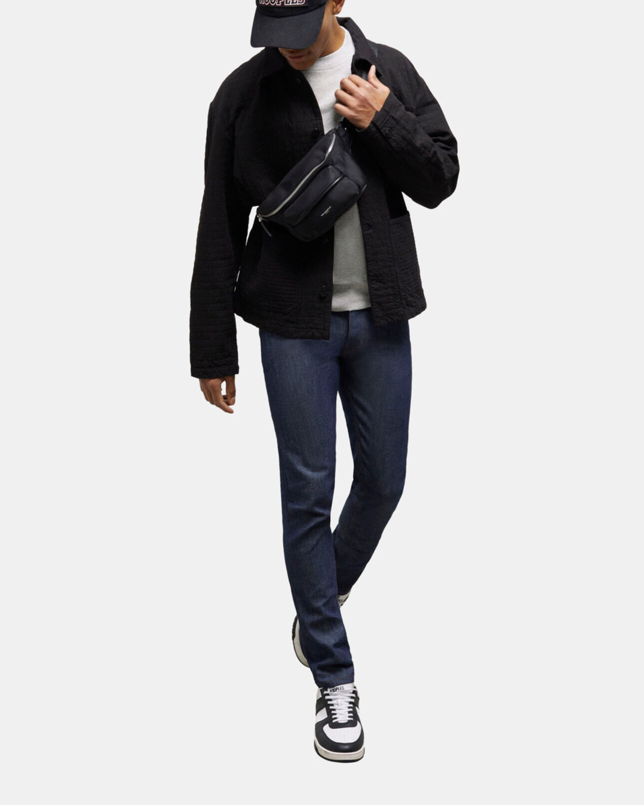 The Kooples MEN BLACK black work jacket