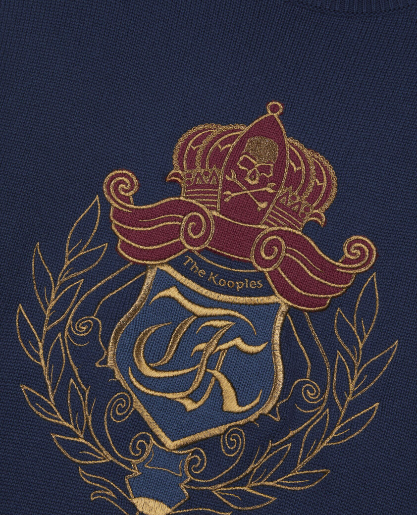 The Kooples HOMBRE NAVY jersey algod&oacute;n azul marino