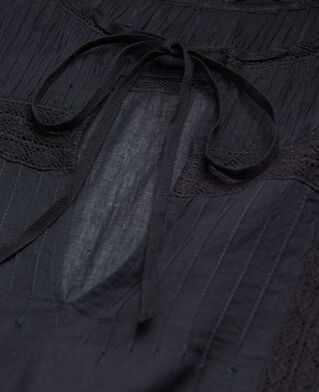 The Kooples F BLACK black cotton top