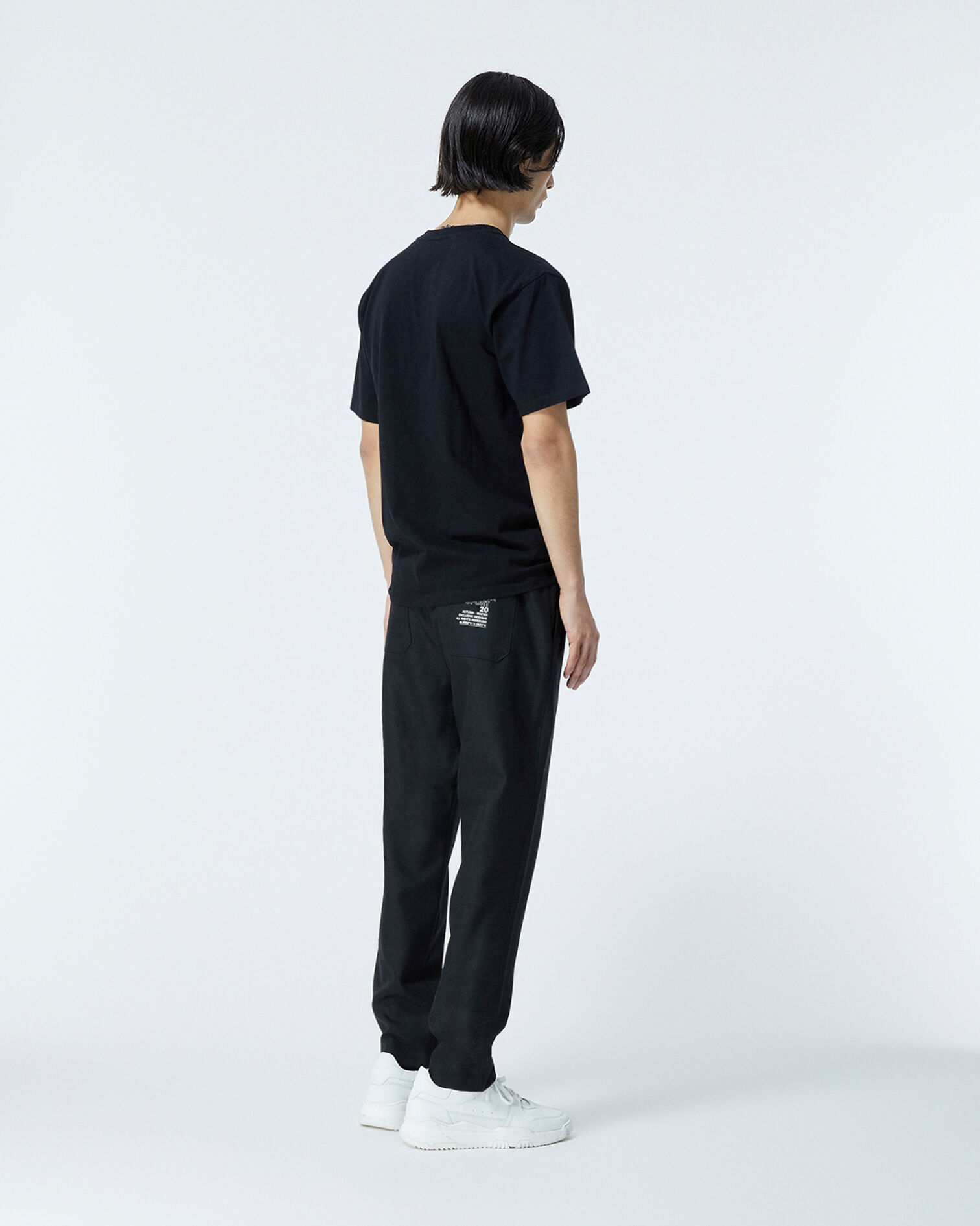 Black T-shirt in cotton with skull, BLACK, hi-res image number null