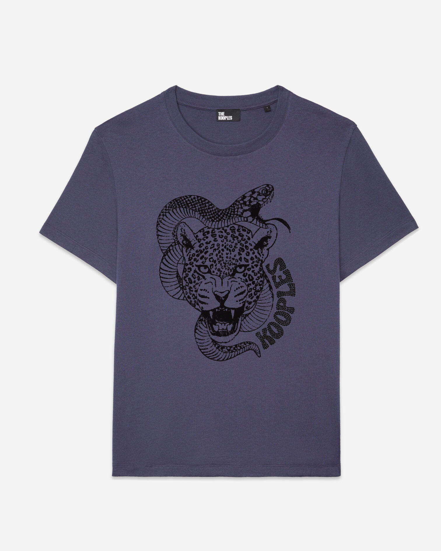 T-shirt avec flocage bleu, NIGHT BLUE, hi-res image number null