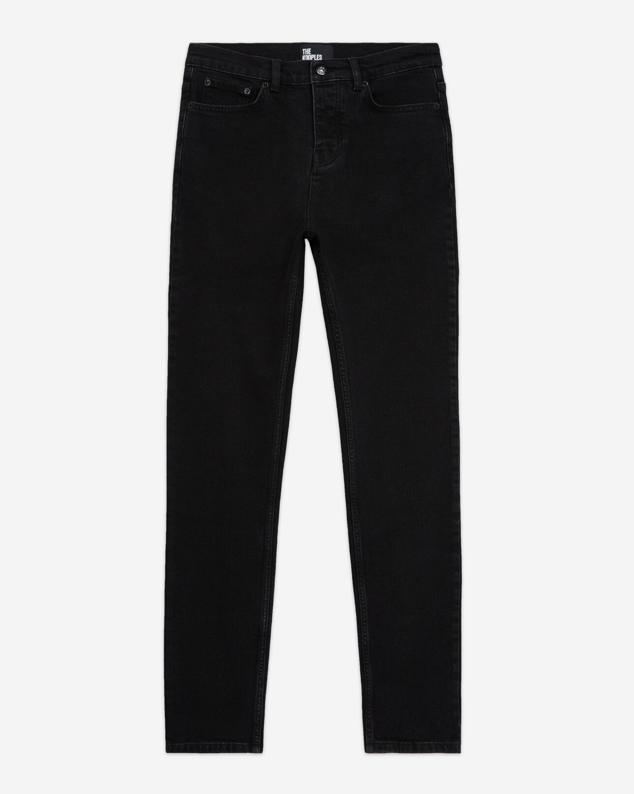 The Kooples HOMME BLACK WASHED jean slim noir