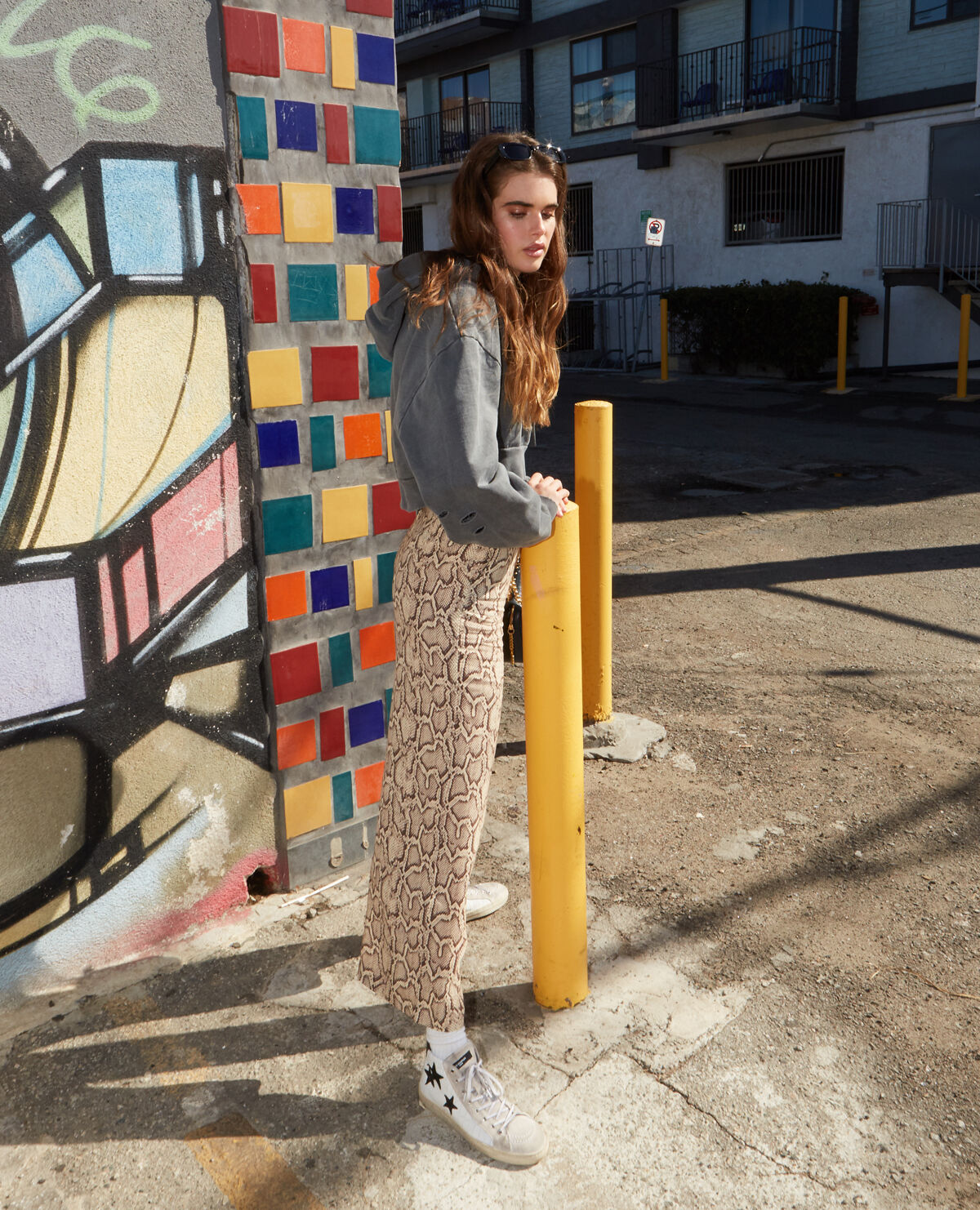 Pantalon hotsell imprimé python