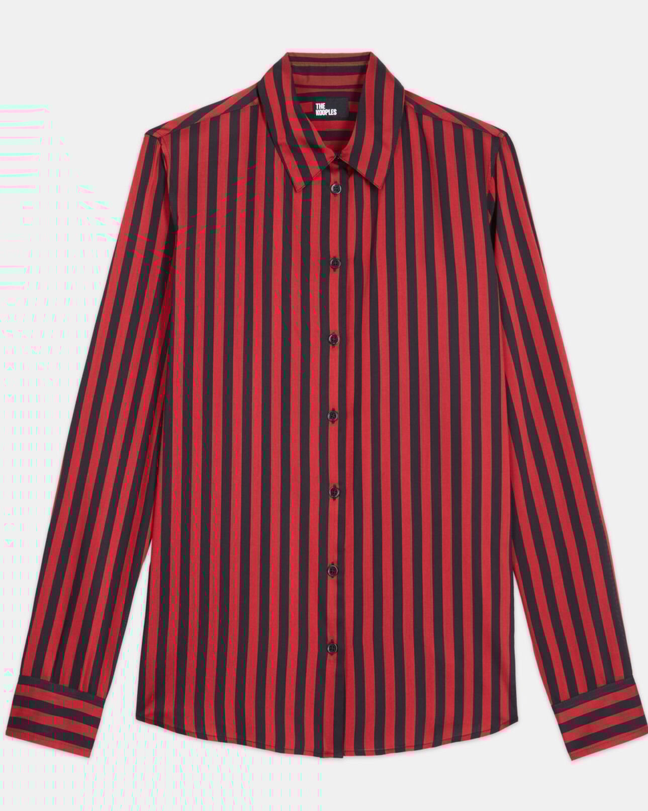 The Kooples WOMEN ROUGE NOIR striped shirt