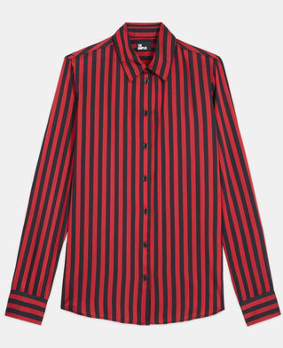 The Kooples F ROUGE NOIR striped shirt