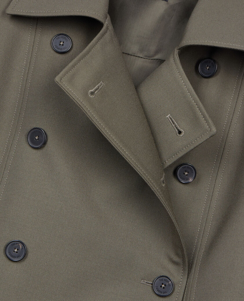 The Kooples DAMEN KAKI kurzes, khakifarbenes kost&uuml;mkleid