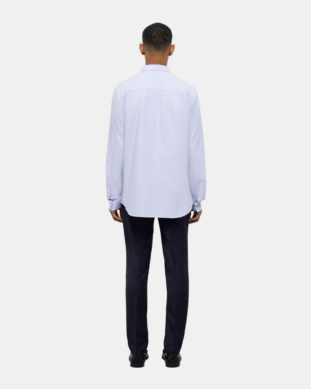 The Kooples HOMME LIGHT BLUE chemise bleue en coton