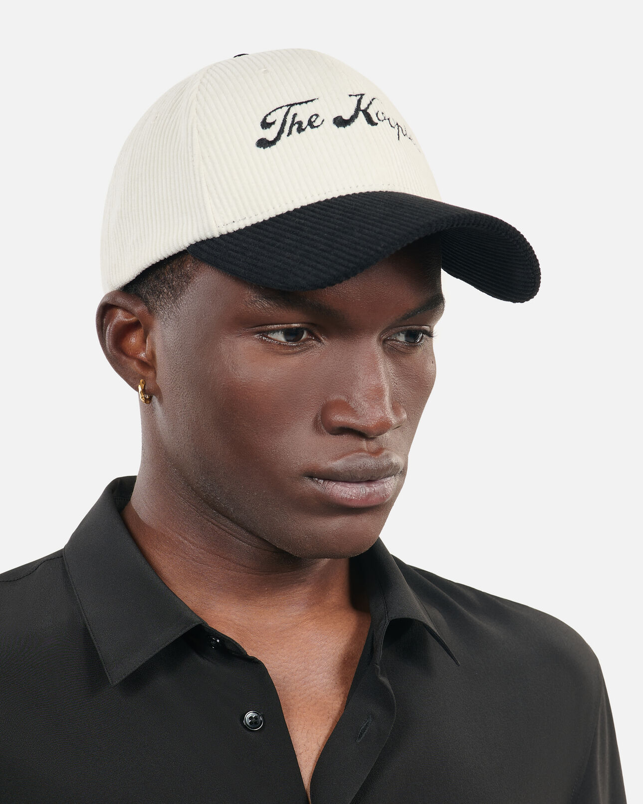 The Kooples MIXED BLACK / WHITE black and white logo cap
