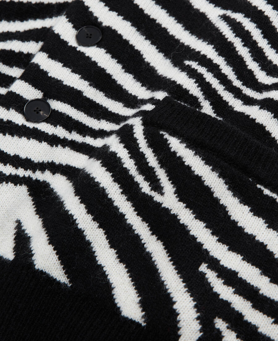 printed wool sweater