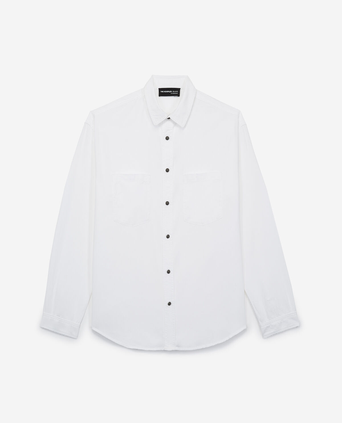 Chemise blanche oversize boutons fleur de lys The Kooples