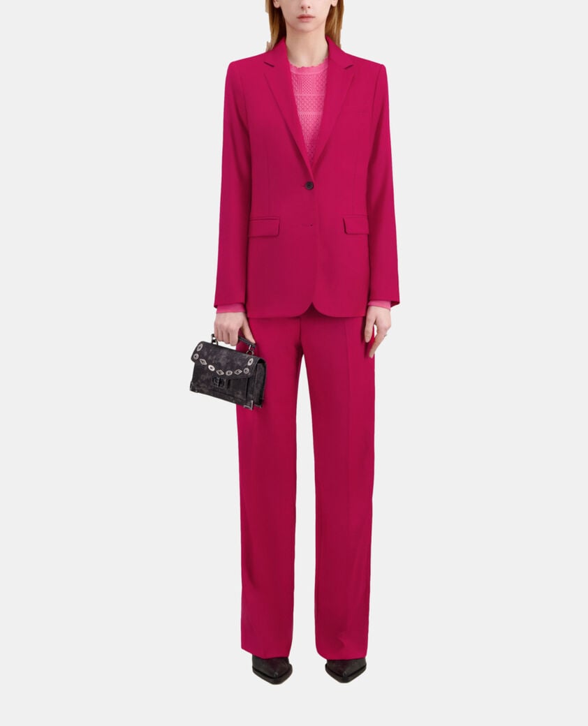 The Kooples DAMEN CHERRY rote anzugjacke aus wolle