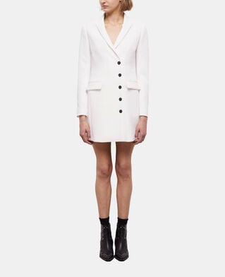 The Kooples DAMEN ECRU kurzes, ecrufarbenes kleid