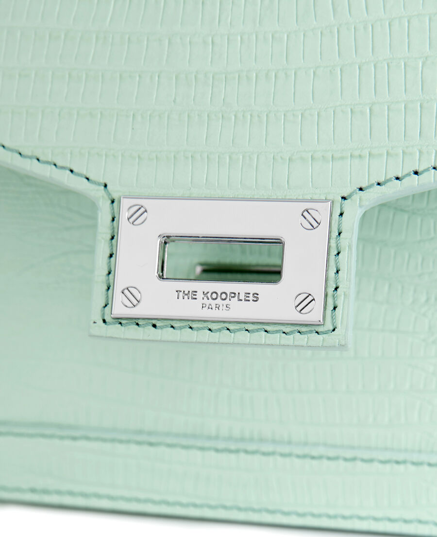 small green leather emily bag
