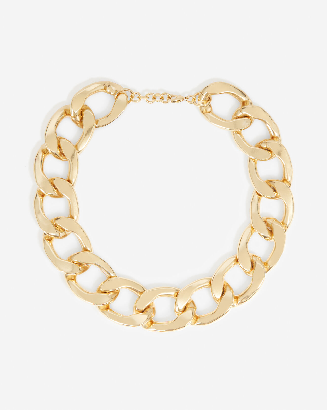 The Kooples FEMME GOLD collier doré métal à gros maillons