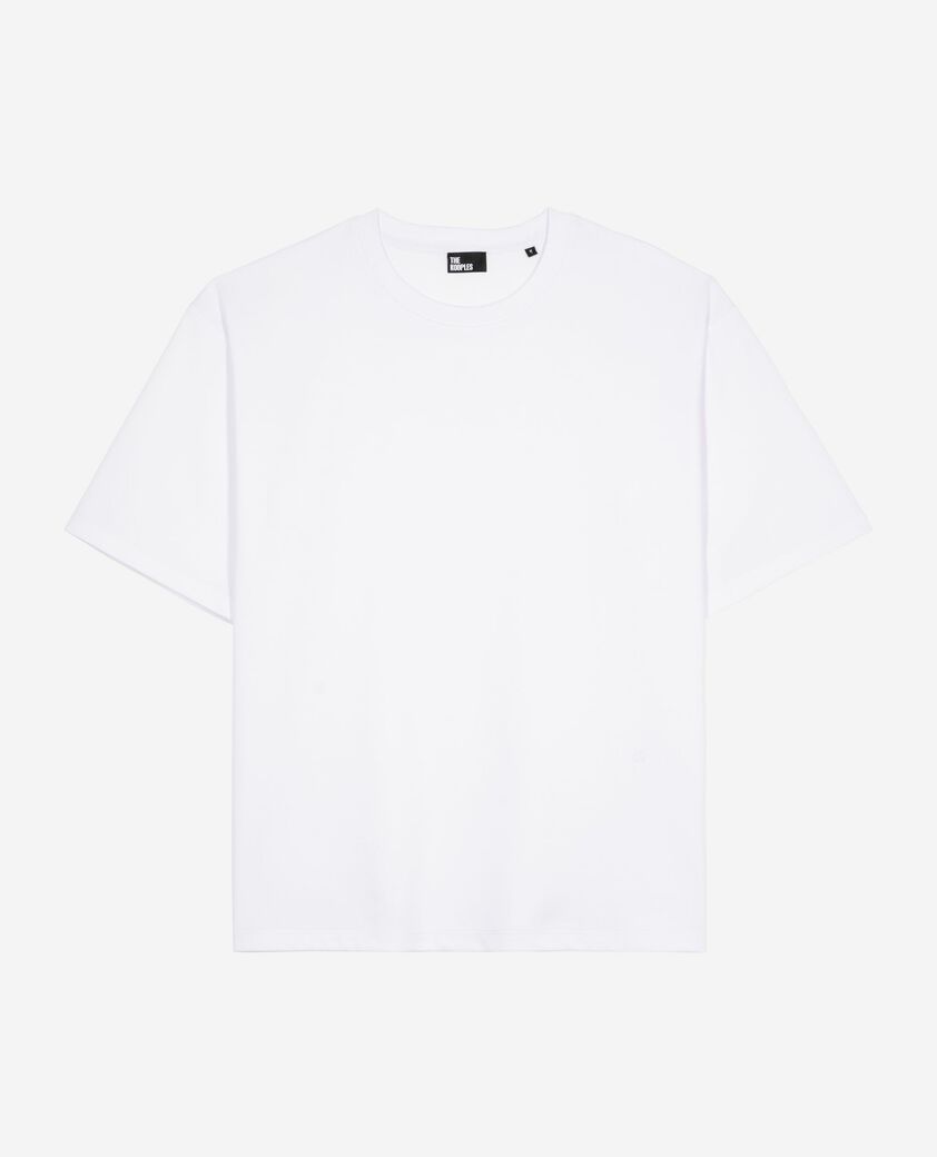 The Kooples H WHITE unisex loose plain white t-shirt