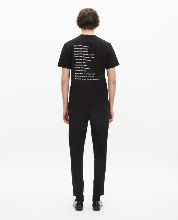 The Kooples MEN BLACK what is noir t-shirt