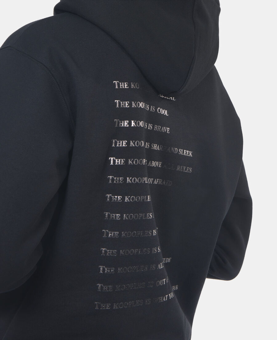 The Kooples H BLACK black what is hoodie