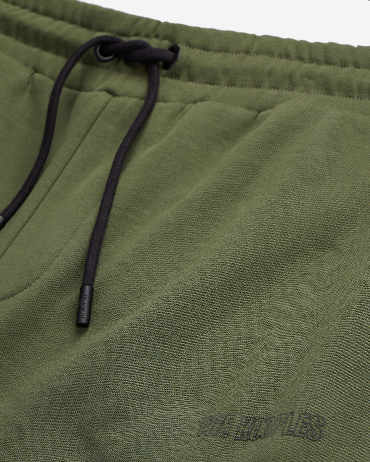 The Kooples MEN USED KAKI khaki logo tracksuit trousers