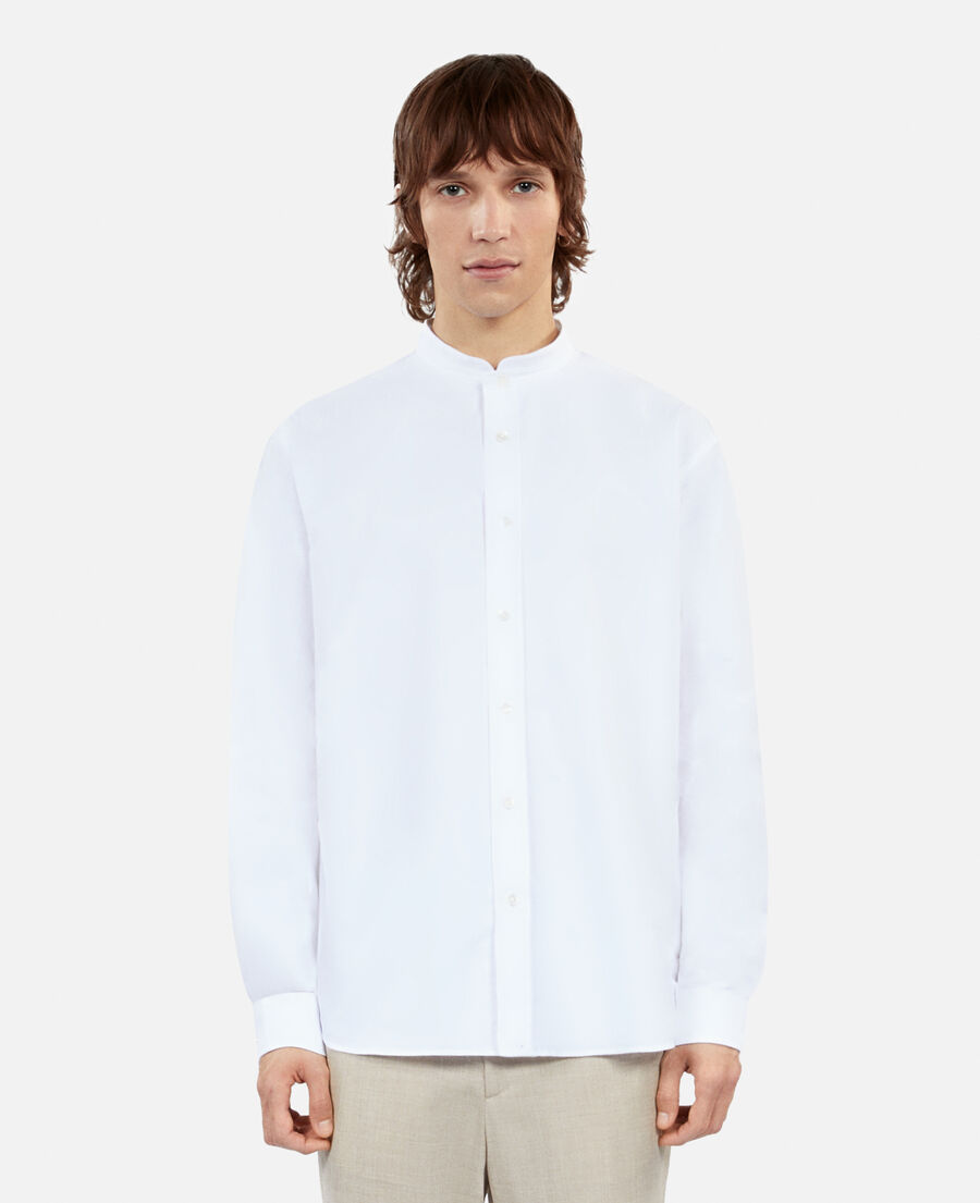 weißes oxford-hemd