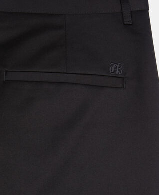 The Kooples MEN BLACK black cotton trousers