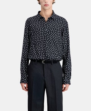 The Kooples HOMME BLACK WHITE chemise imprimée