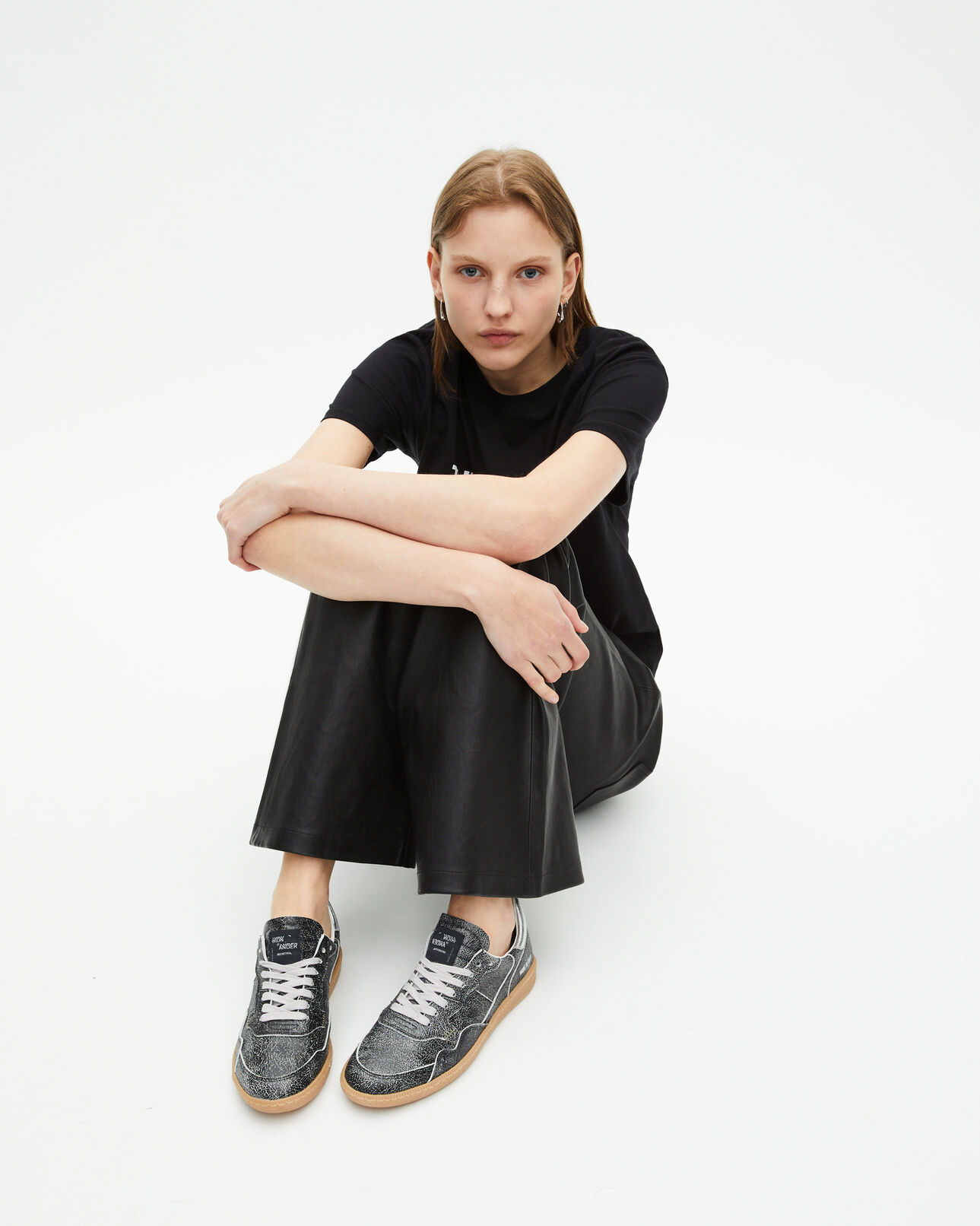 The Kooples DAMEN BLACK die schwarzen low-top-sneaker von kooples x hidn-ander 