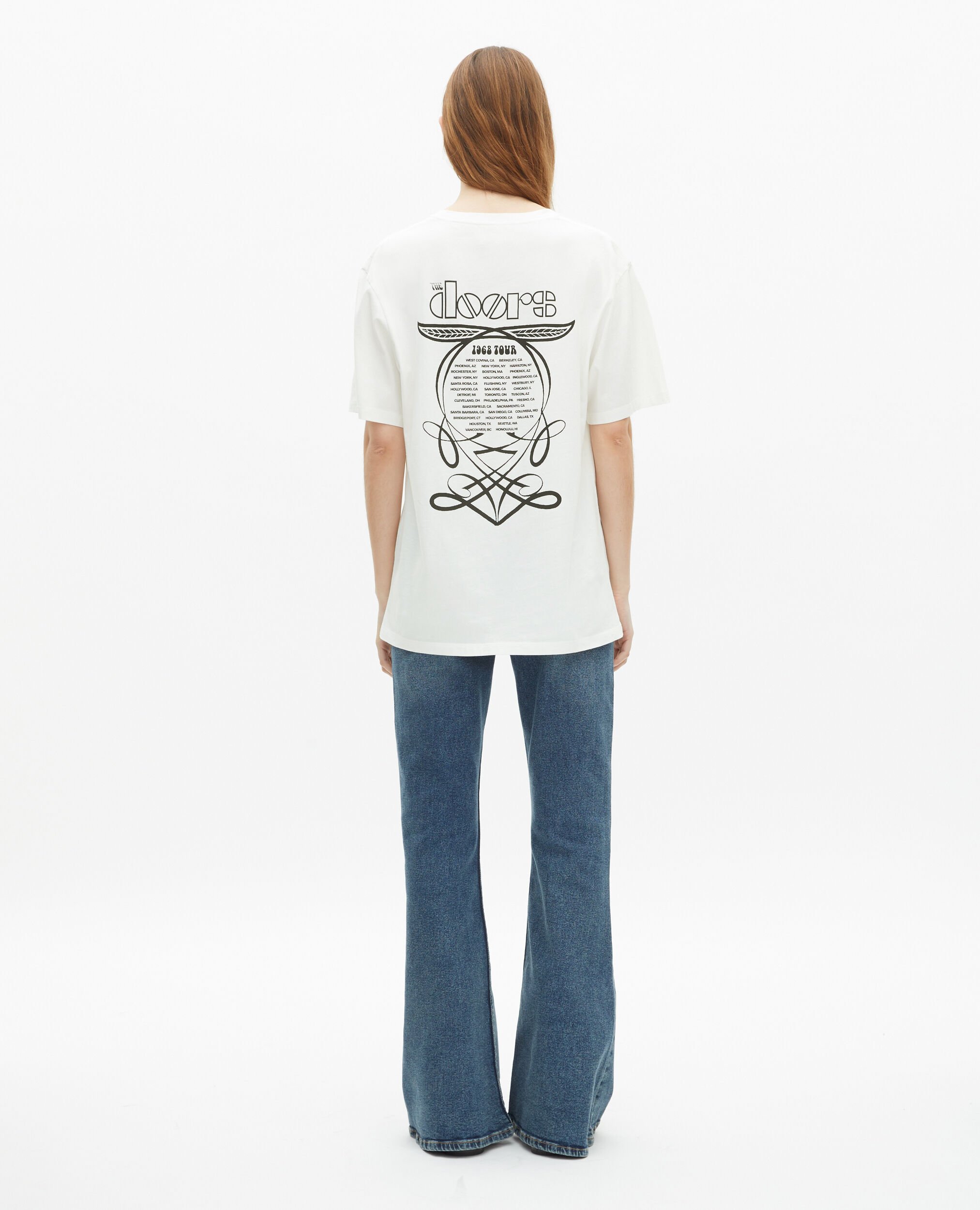 T-shirt mixte The Doors X The Kooples écru homme | The Kooples