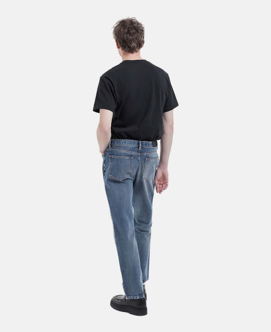 The Kooples H BLACK black cotton t-shirt with embroidery