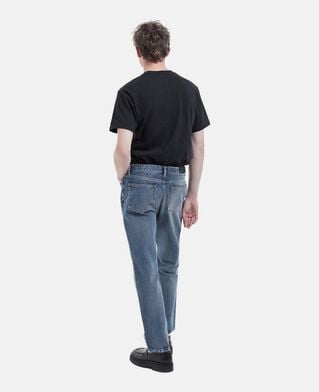 The Kooples H BLACK black cotton t-shirt with embroidery