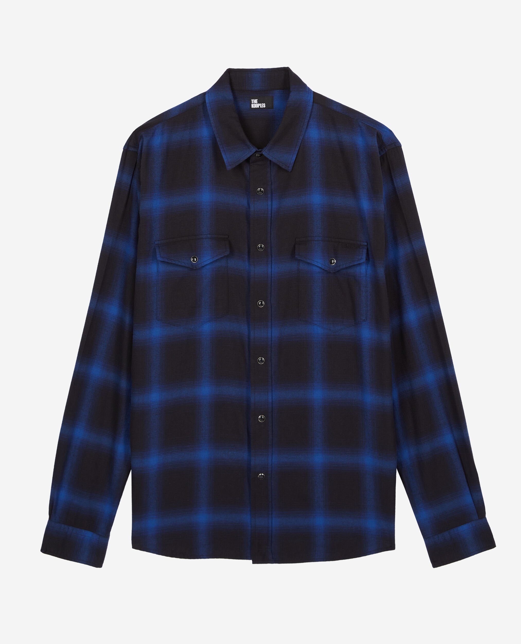 Chemise à carreaux noirs, BLUE BLACK, hi-res image number null