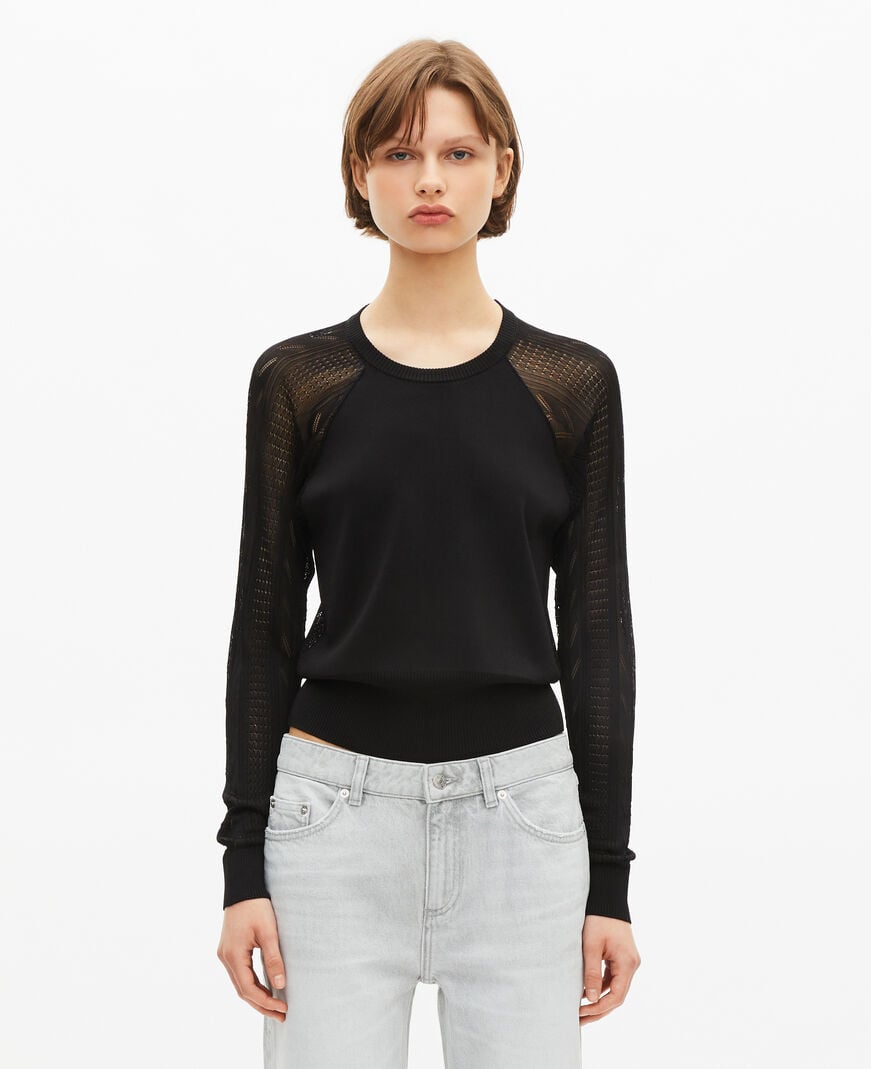 The Kooples FEMME BLACK pull noir